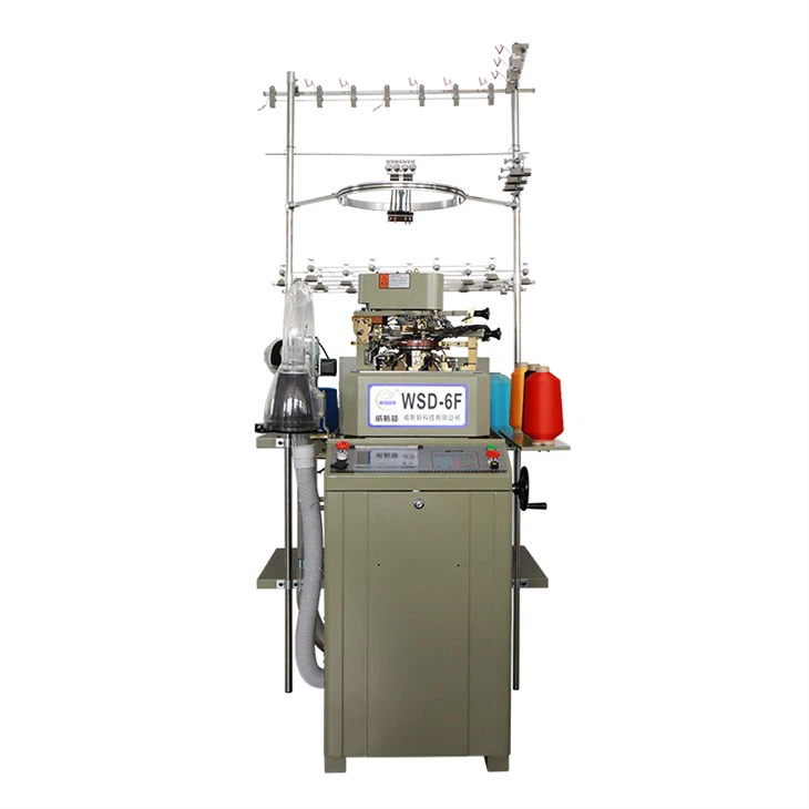 Máquina de tricô automática automatizada de meias Terry