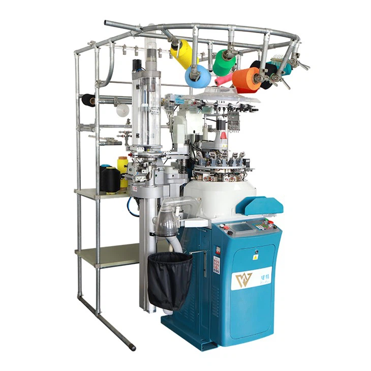 Máquina de meia computadorizada