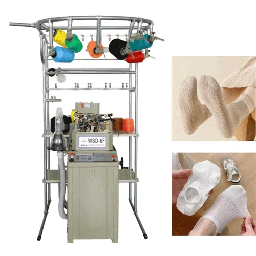 Máquina de produção de meias Terry invisível
