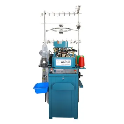 Máquina de tricô de meias de metal