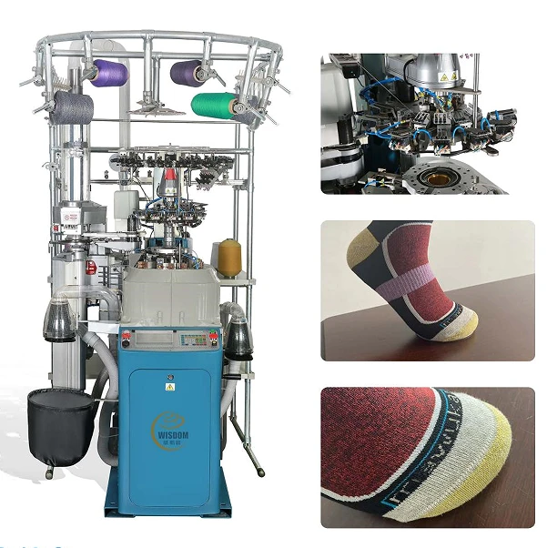 Máquina de fabricação de meias
