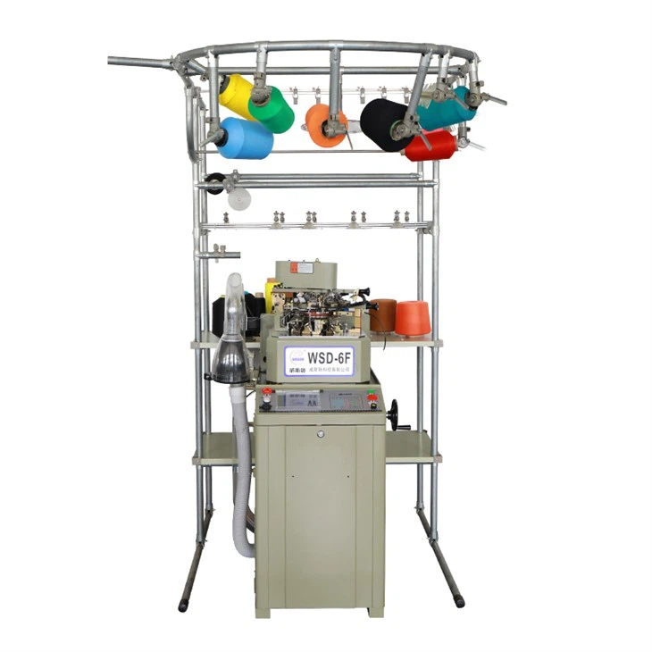 Máquina de fazer meias de boa qualidade com dois alimentadores