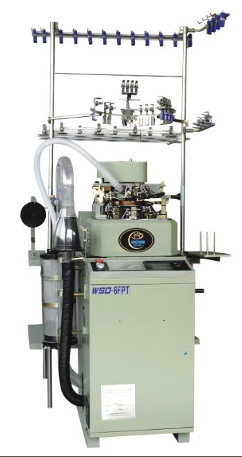 Máquina de tecelagem de meias simples e turco